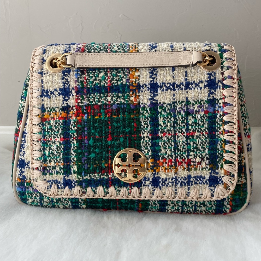 Tory Burch Willa Tweed Shoulder Bag